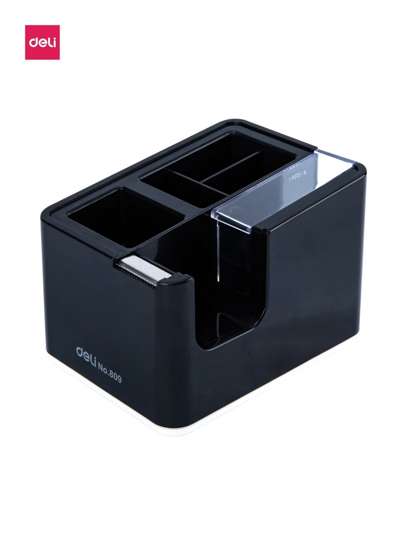 Deli Desktop Tape Dispenser with Pen Holder 2-in-1 - Image 1